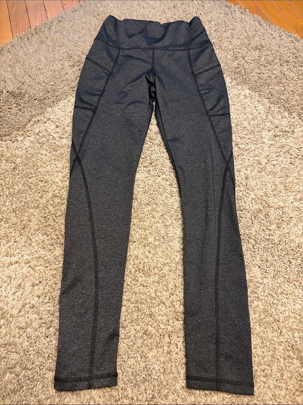 Women's Dark Gray Active Leggings